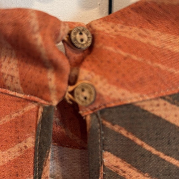 Anthropologie FARM RIO Geometric Halter‎ Maxi Dress Size XS Silky Earth Tones - Picture 10 of 14